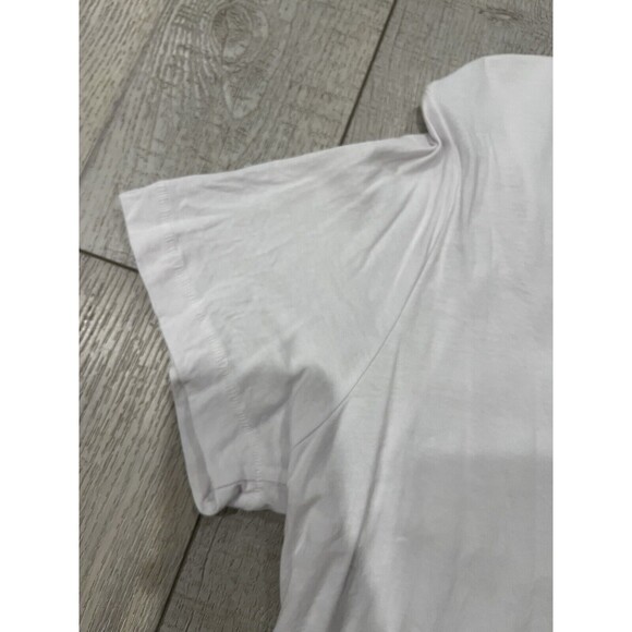 Rare French Connection Digi Motorcycle Shirt Sz Med White embroidered great cond - Picture 4 of 6